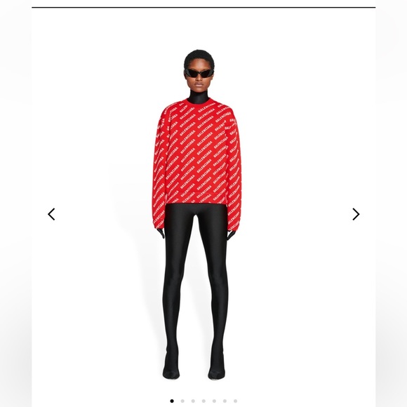Balenciaga all over logo sweater - Picture 2 of 5